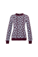 Saco Venus Vinotinto-Azul Celeste