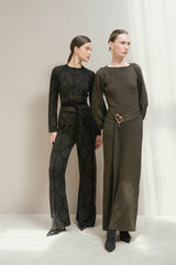 Pantalón Atenea Negro-Dorado