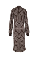 Cárdigan Atenea Café-Palo de Rosa