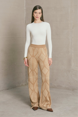 Pantalón Atenea Camel-Dorado