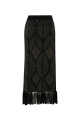 Falda Atenea Negro-Dorado