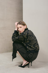 Bomber Jacket Venus Negro-Dorado