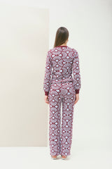 Saco Venus Vinotinto-Azul Celeste