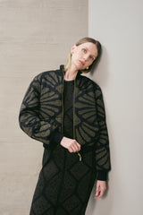 Bomber Jacket Venus Negro-Dorado