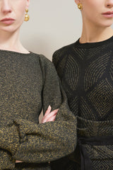 Saco Atenea Negro-Dorado