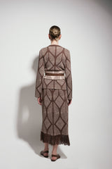 Saco Atenea Café-Palo de Rosa