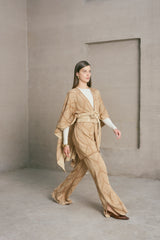 Pantalón Atenea Camel-Dorado