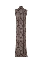 Chaleco Atenea Café-Palo de Rosa