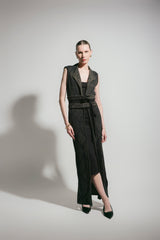 Chaleco Atenea Negro-Dorado