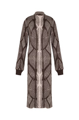 Cárdigan Atenea Café-Palo de Rosa