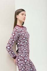 Saco Venus Vinotinto-Azul Celeste