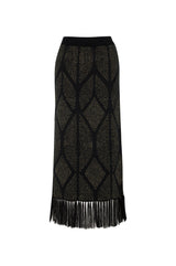 Falda Atenea Negro-Dorado