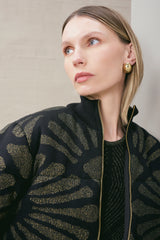 Bomber Jacket Venus Negro-Dorado