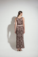 Vestido Atenea Café - Palo de Rosa