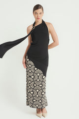 Falda Venus Negro-Beige