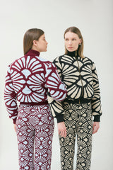 Bomber Jacket Venus Vinotinto-Celeste