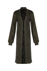 Cárdigan Atenea Negro-Dorado