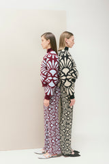 Bomber Jacket Venus Vinotinto-Celeste