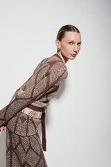 Saco Atenea Café-Palo de Rosa