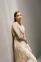 Chaleco Atenea Camel-Dorado