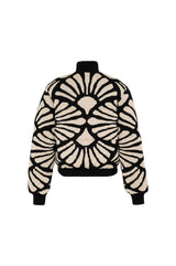 Bomber Jacket Venus Negro-Beige