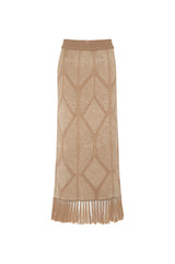 Falda Atenea Camel-Dorado