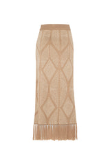 Falda Atenea Camel-Dorado