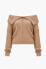 CHAQUETA CDG-PARIS - Vanizado camel