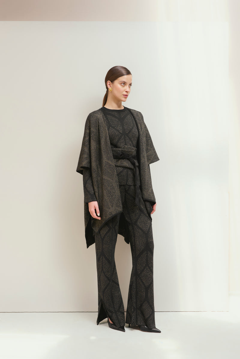 Pantalón Atenea Negro-Dorado