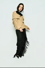 CHAQUETA CDG-PARIS - Vanizado camel