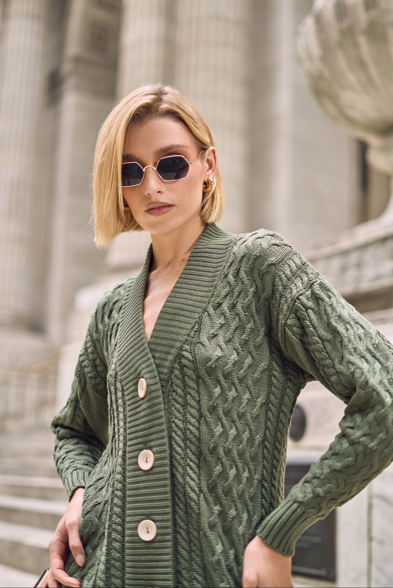 CARDIGAN AVRA VERDE