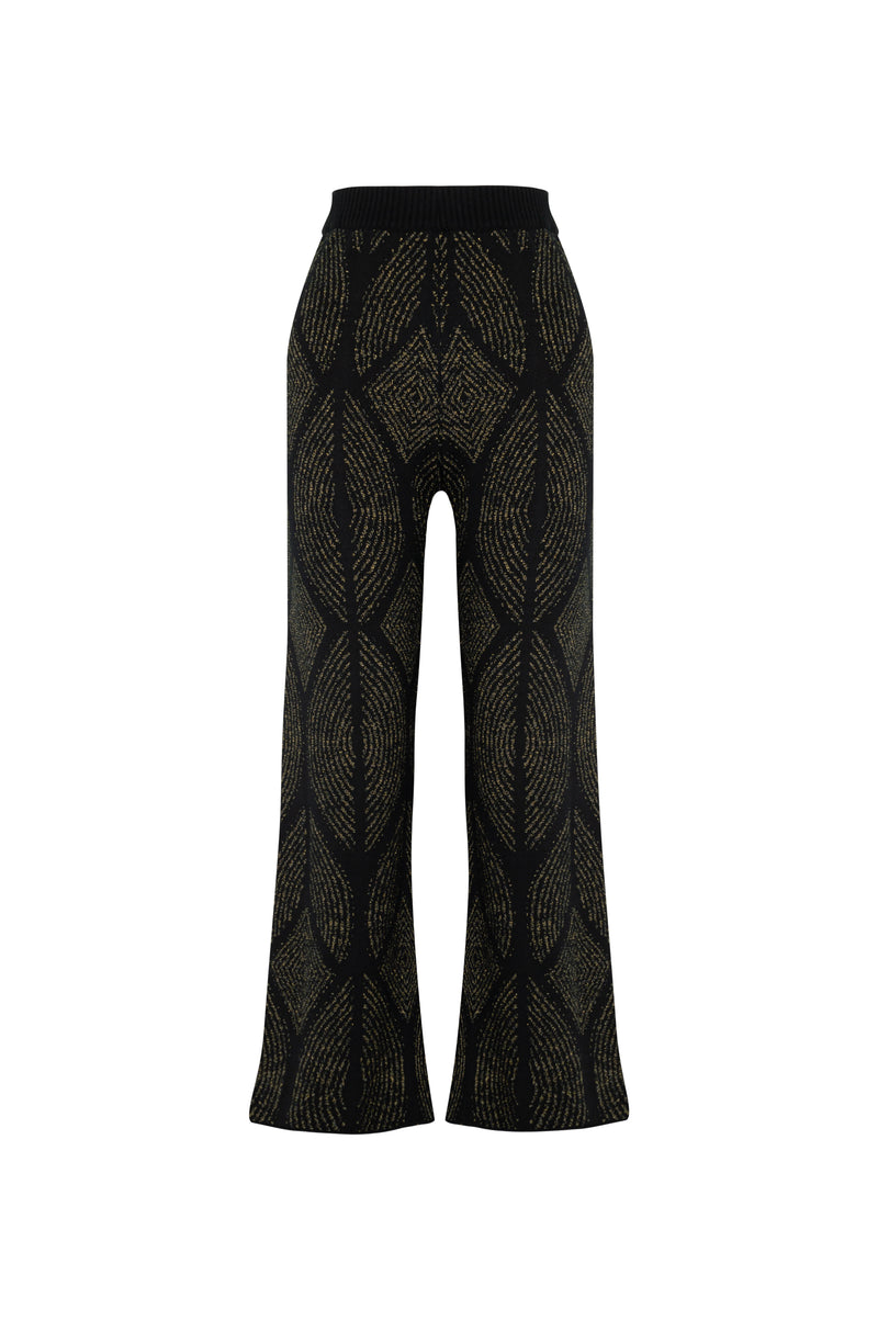 Pantalón Atenea Negro-Dorado