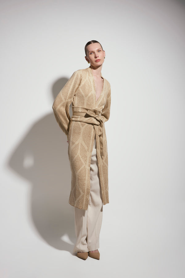 Cárdigan Atenea Camel-Dorado