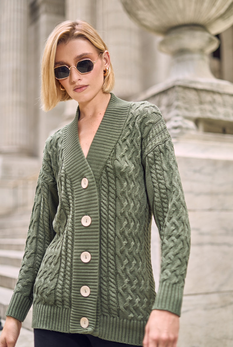 CARDIGAN AVRA VERDE