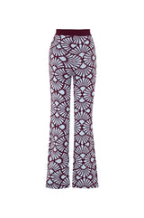 Pantalón Venus Vinotinto-Azul Celeste
