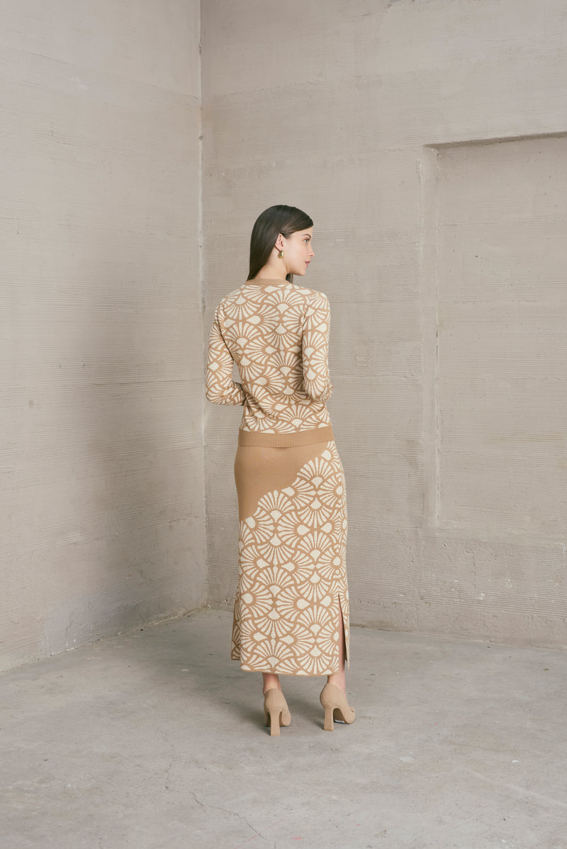 Falda Venus Camel-Beige