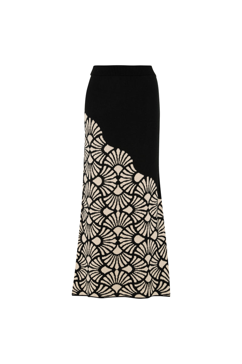 Falda Venus Negro-Beige