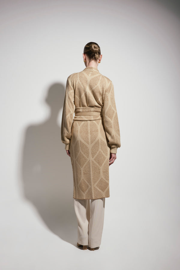 Cárdigan Atenea Camel-Dorado