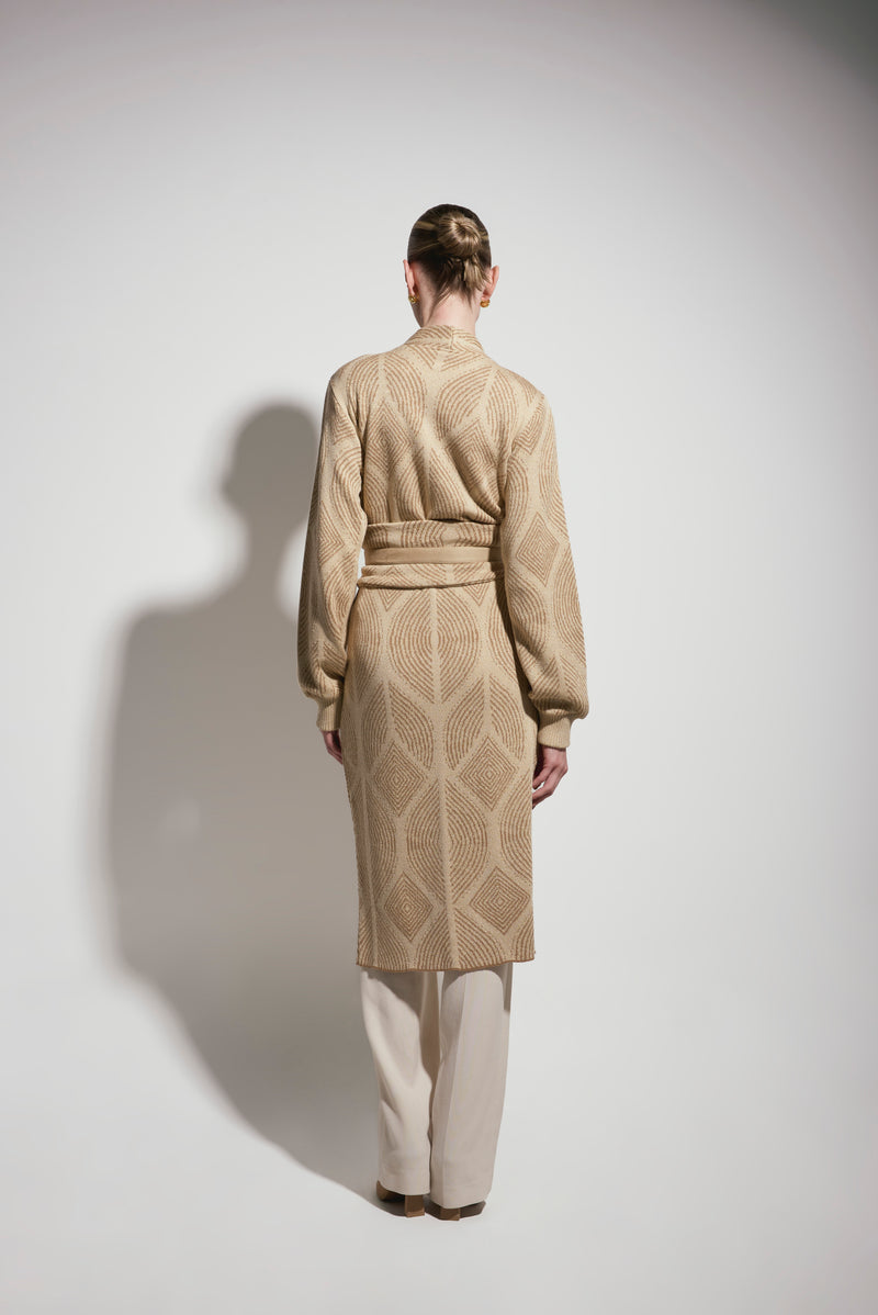Cárdigan Atenea Camel-Dorado