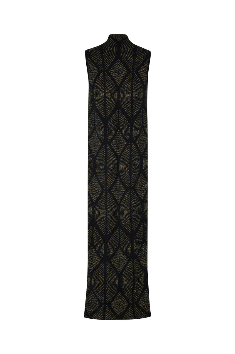 Chaleco Atenea Negro-Dorado