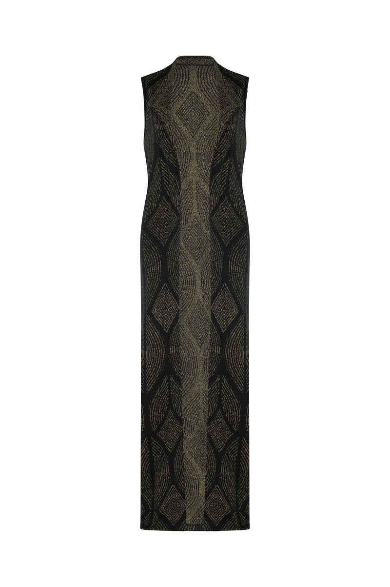 Chaleco Atenea Negro-Dorado