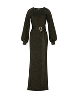 Vestido Ariadna Negro-Dorado