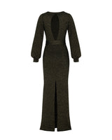 Vestido Ariadna Negro-Dorado
