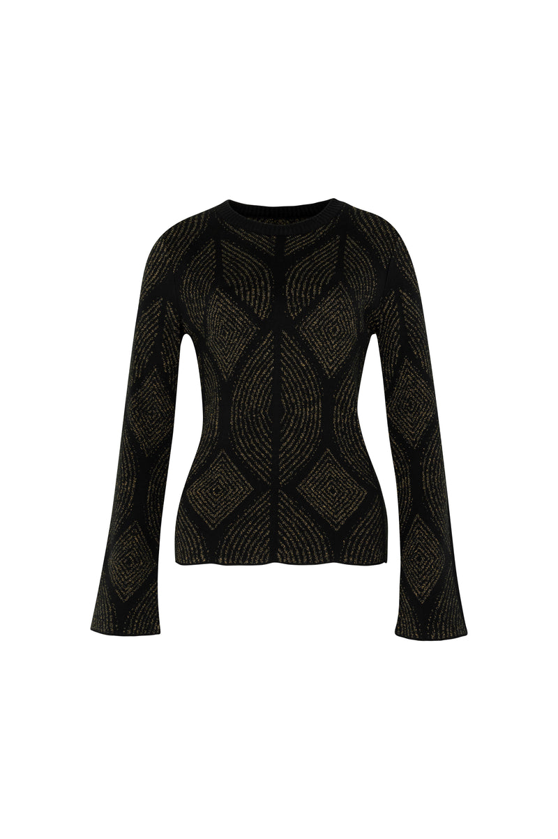 Saco Atenea Negro-Dorado