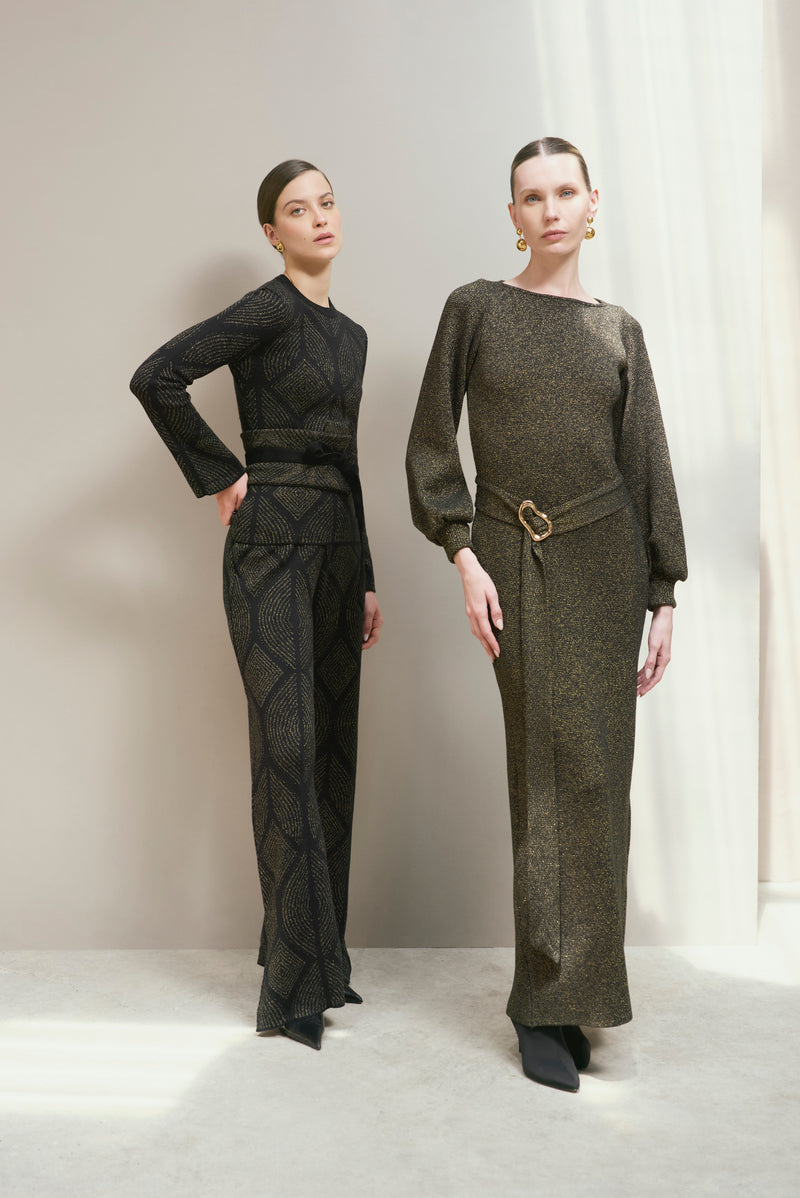Saco Atenea Negro-Dorado