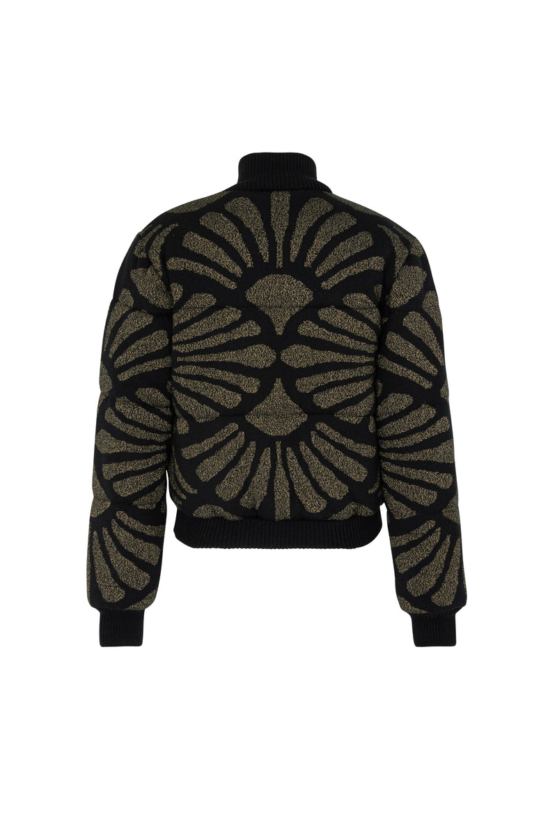 Bomber Jacket Venus Negro-Dorado