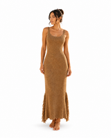 Vestido Alba Camel
